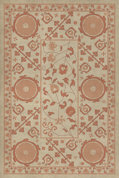 Vintage Vinyl Rug - Samarkand - Gazal