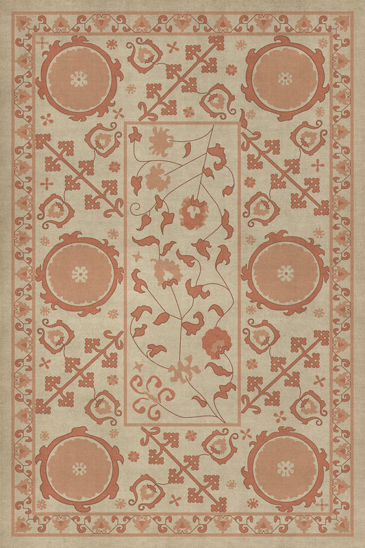 Vintage Vinyl Rug - Samarkand - Gazal
