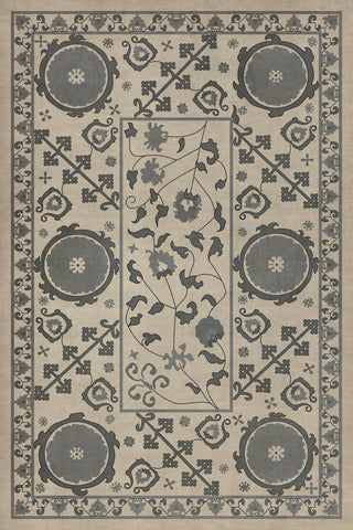 Vintage Vinyl Rug - Samarkand - Kul Rang