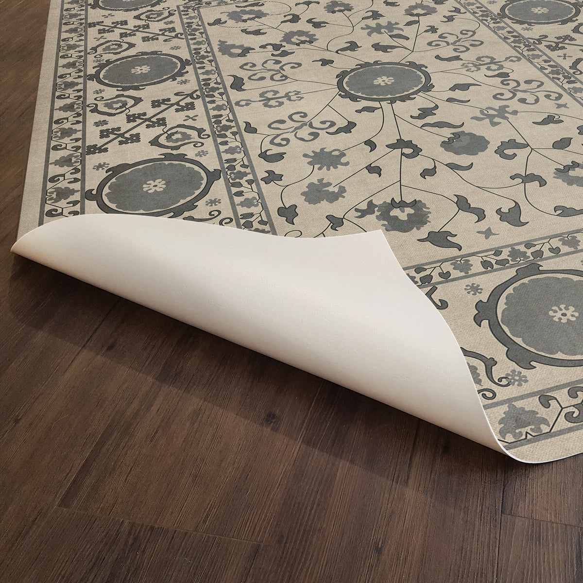 Vintage Vinyl Rug - Samarkand - Kul Rang