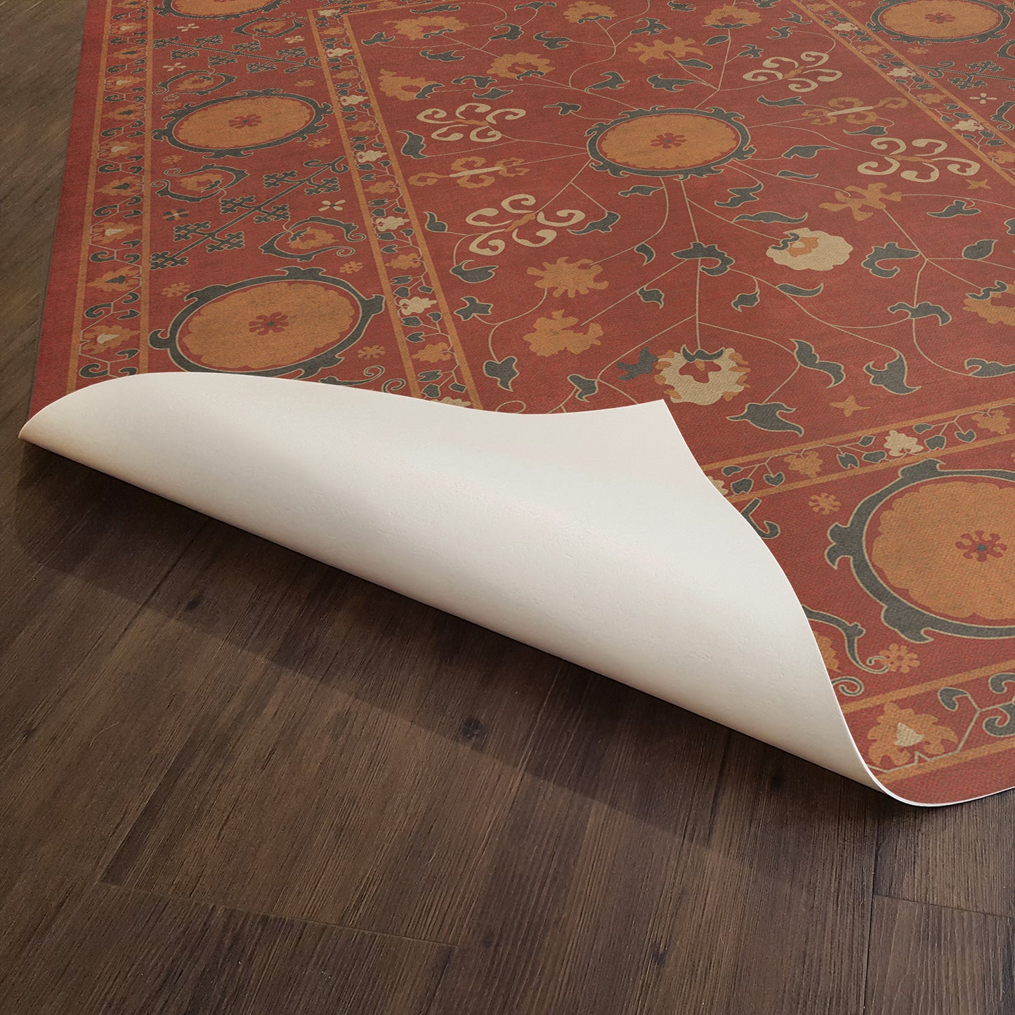 Vintage Vinyl Rug - Samarkand - Lola