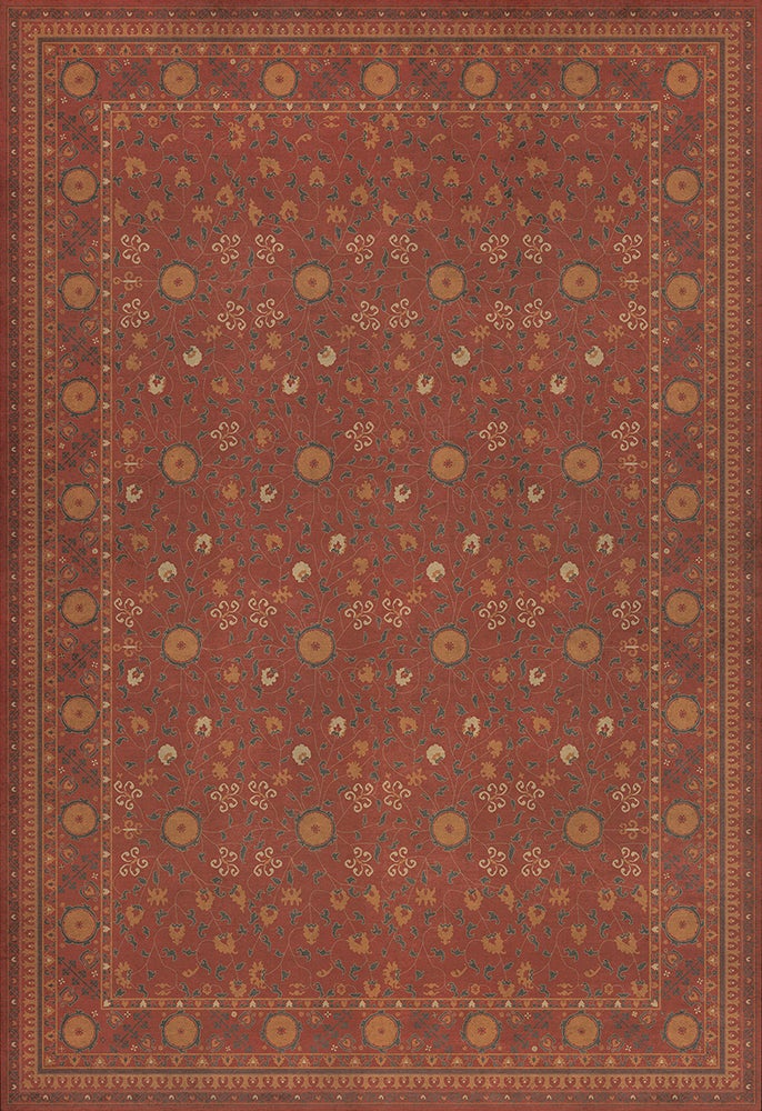 Vintage Vinyl Rug - Samarkand - Lola