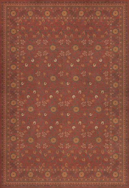 Vintage Vinyl Rug - Samarkand - Lola