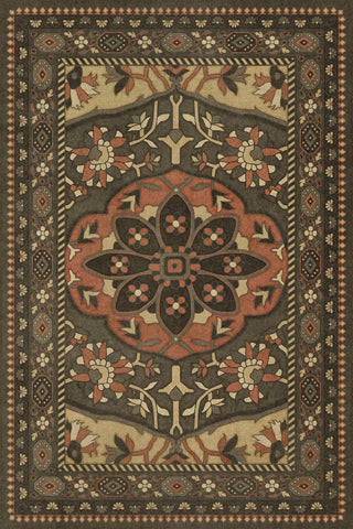 Vintage Vinyl Rug - Farahan - Azar