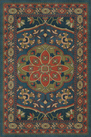 Vintage Vinyl Rug - Farahan - Delara
