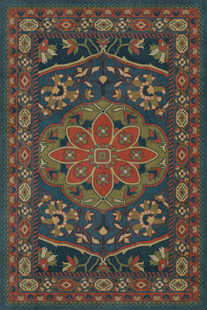 Vintage Vinyl Rug - Farahan - Delara