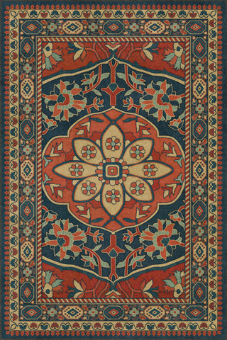 Vintage Vinyl Rug - Farahan - Farid