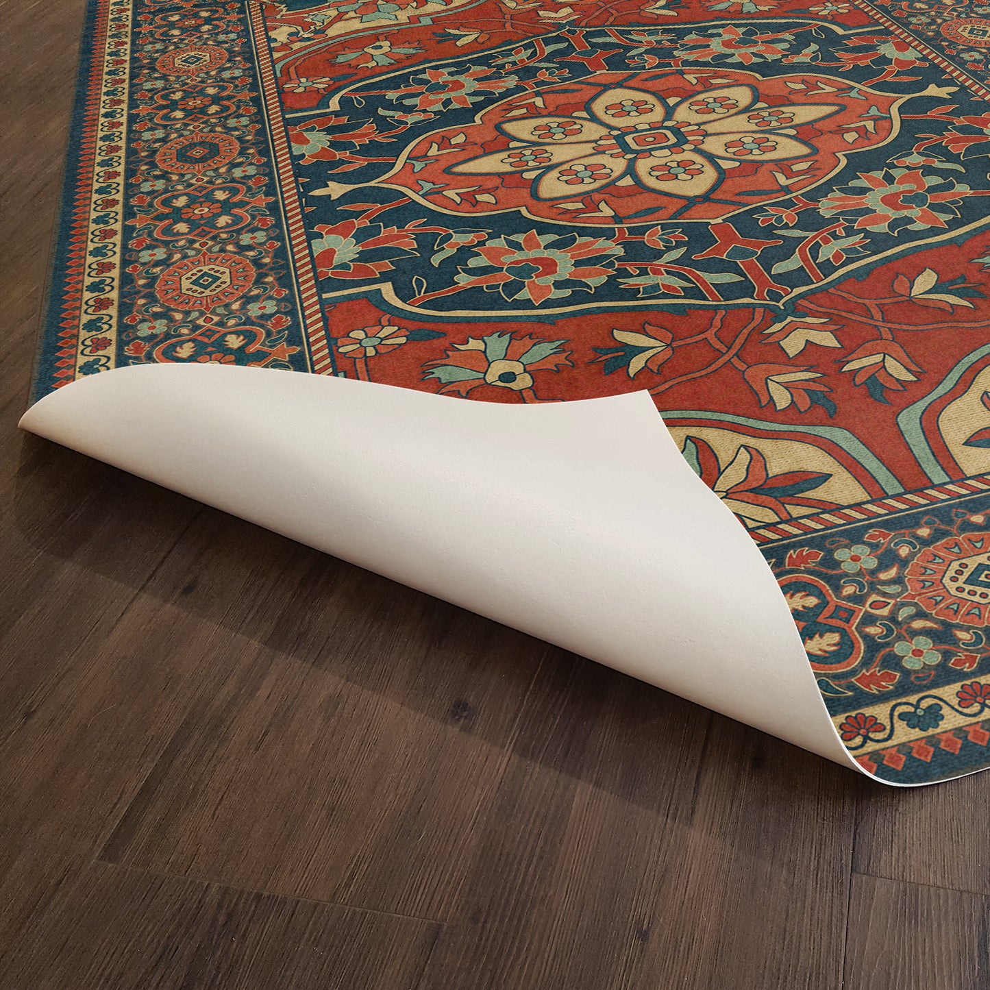 Vintage Vinyl Rug - Farahan - Farid