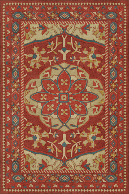 Vintage Vinyl Rug - Farahan - Firdaus