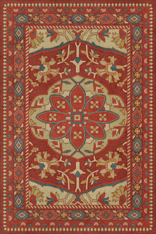 Vintage Vinyl Rug - Farahan - Firdaus