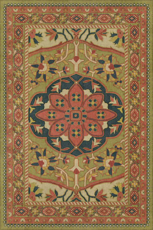 Vintage Vinyl Rug - Farahan - Mehr