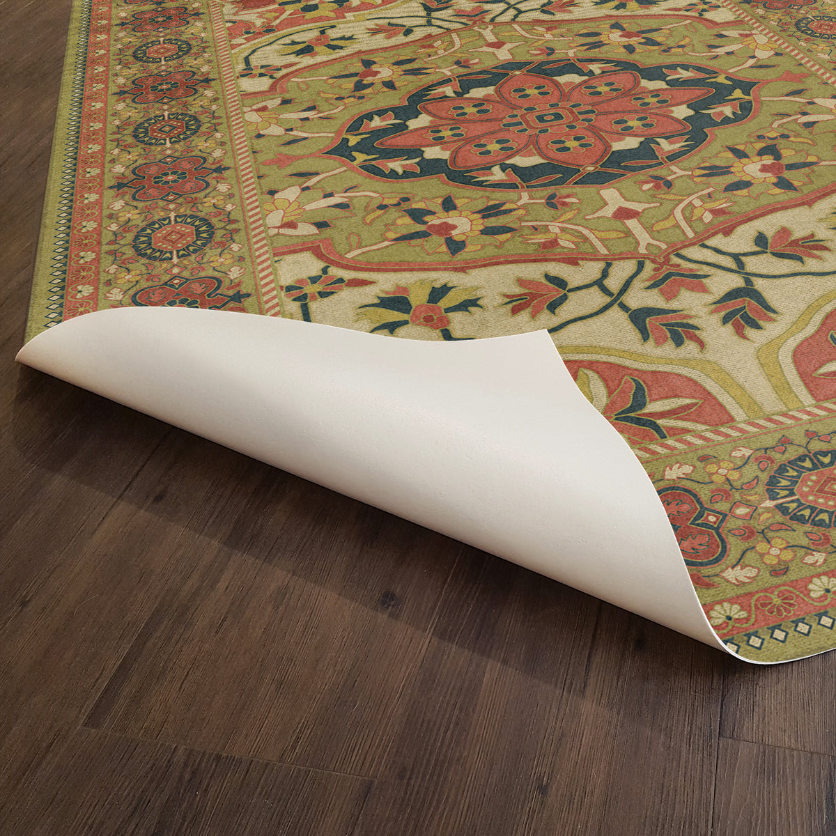 Vintage Vinyl Rug - Farahan - Mehr