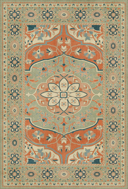Vintage Vinyl Rug - Farahan - Roya