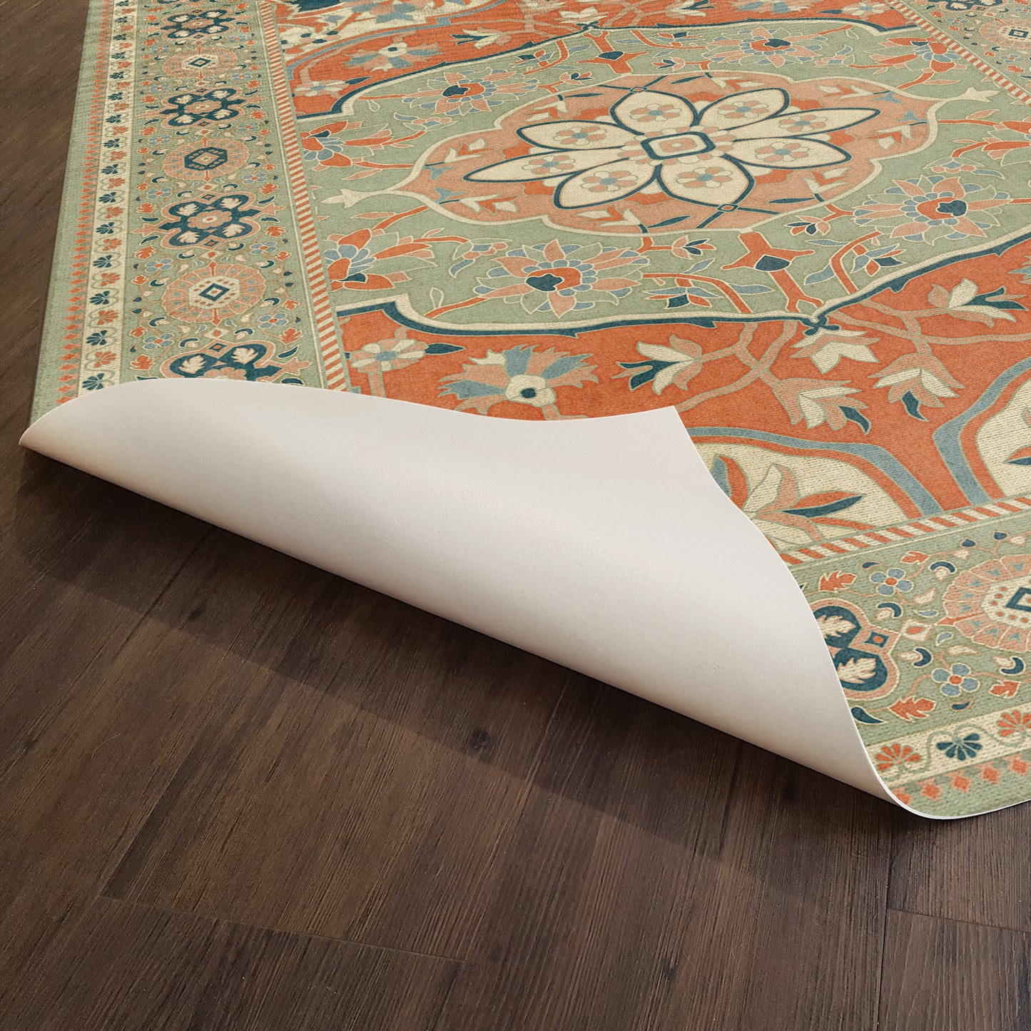 Vintage Vinyl Rug - Farahan - Roya