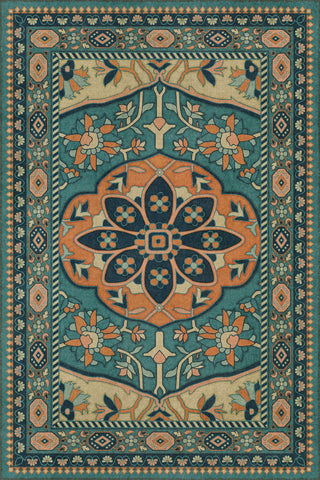 Vintage Vinyl Rug - Farahan - Ziba