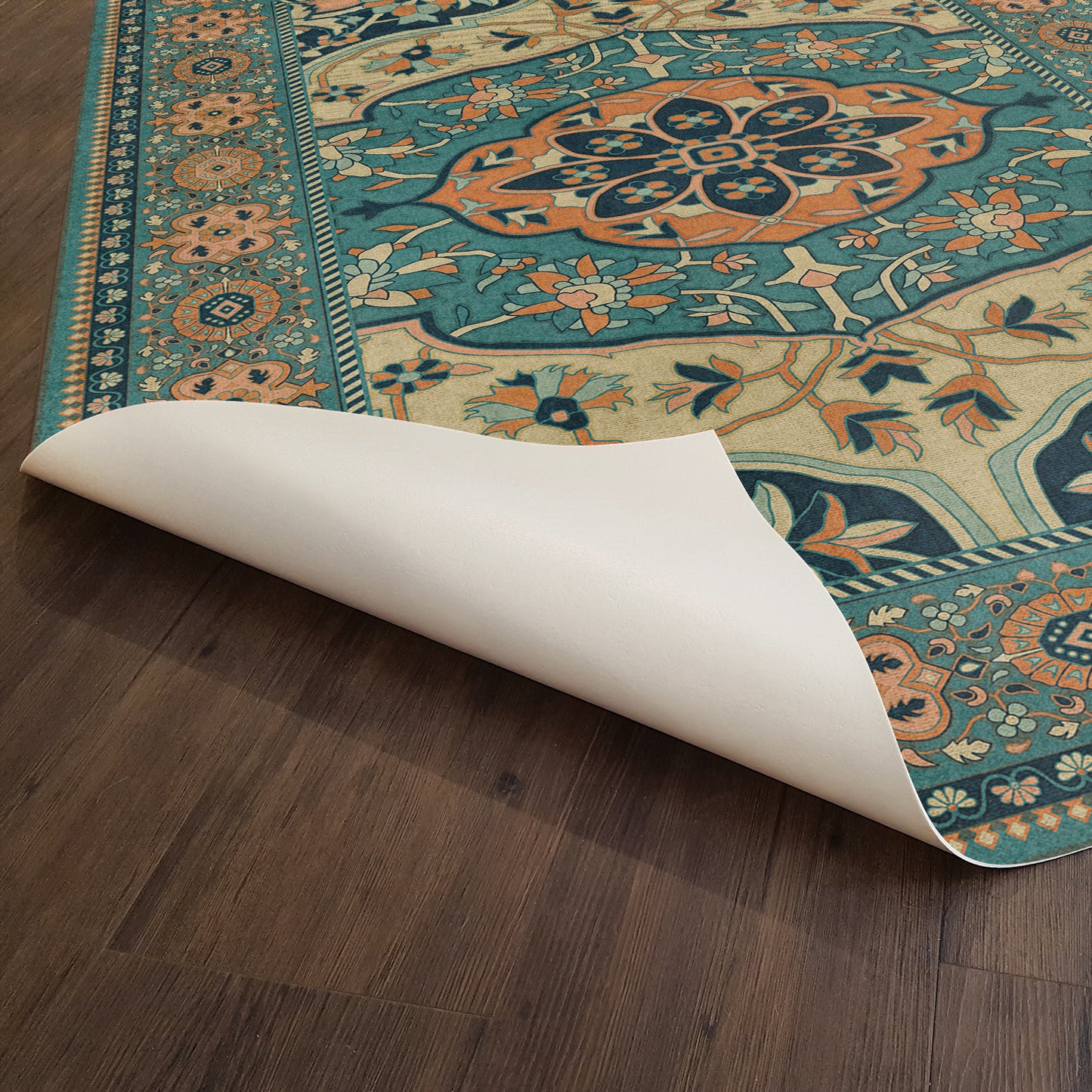 Vintage Vinyl Rug - Farahan - Ziba