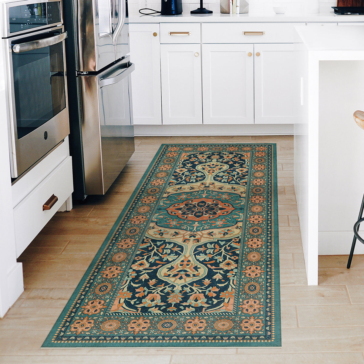 Vintage Vinyl Rug - Farahan - Ziba