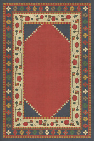 Vintage Vinyl Rug - Lombalo - Ashkar