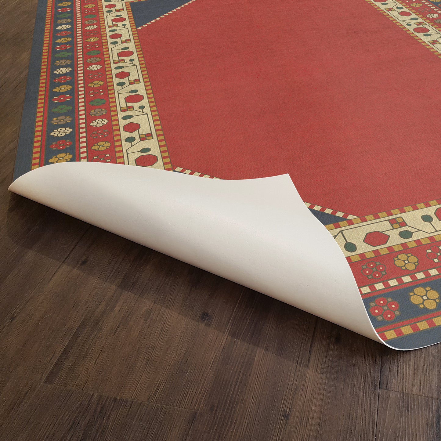 Vintage Vinyl Rug - Lombalo - Ashkar