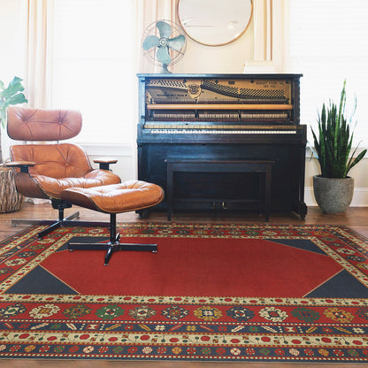 Vintage Vinyl Rug - Lombalo - Ashkar