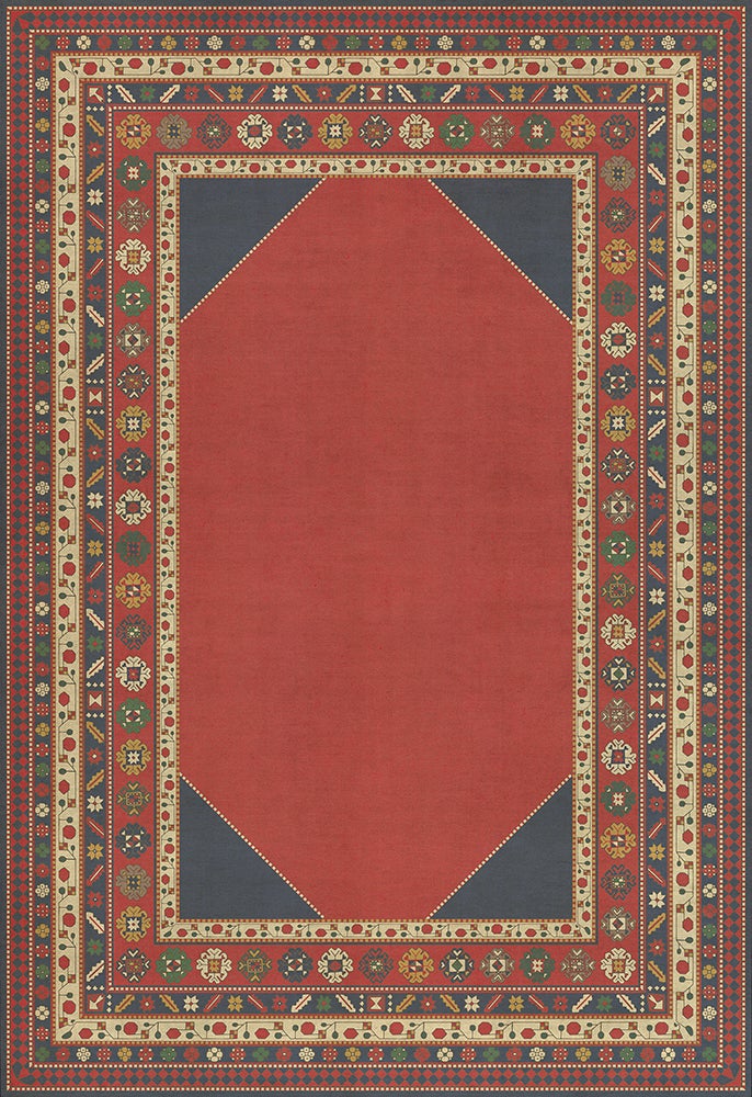Vintage Vinyl Rug - Lombalo - Ashkar