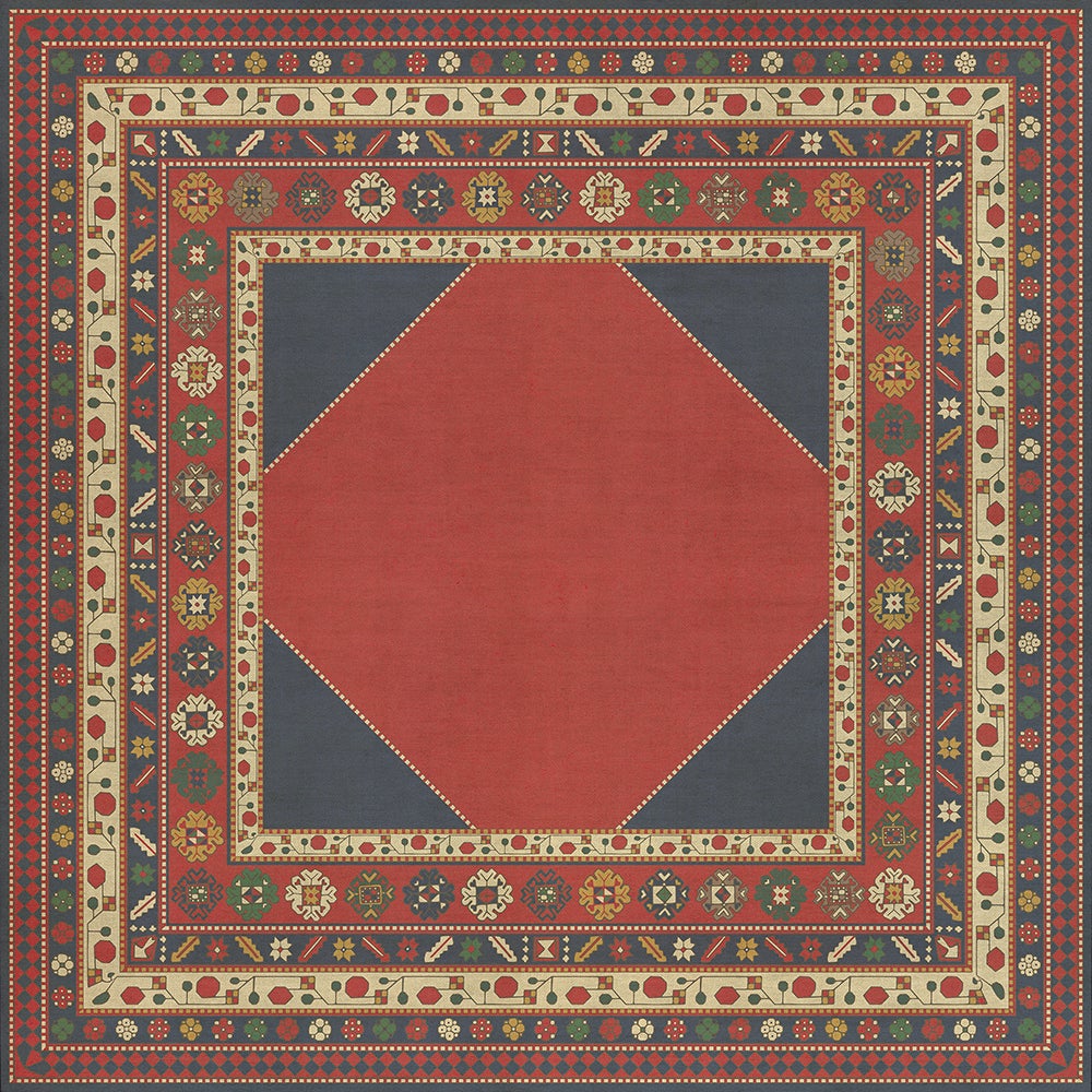 Vintage Vinyl Rug - Lombalo - Ashkar