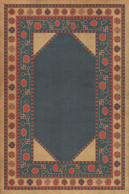 Vintage Vinyl Rug - Lombalo - Kohar