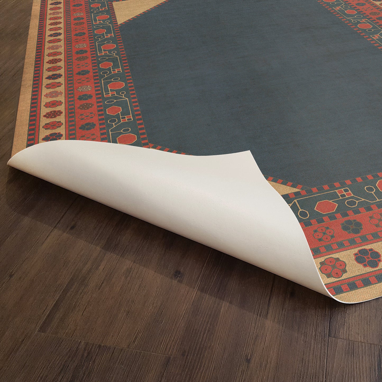 Vintage Vinyl Rug - Lombalo - Kohar