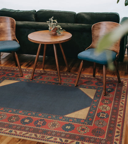 Vintage Vinyl Rug - Lombalo - Kohar