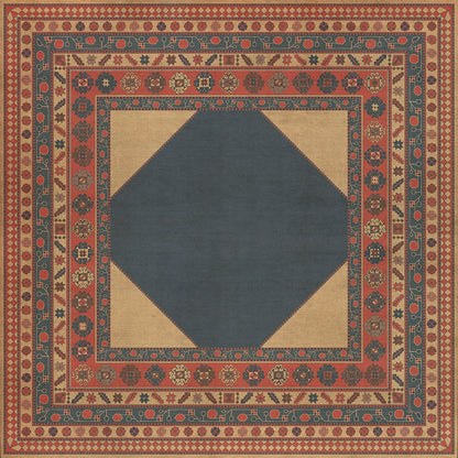 Vintage Vinyl Rug - Lombalo - Kohar