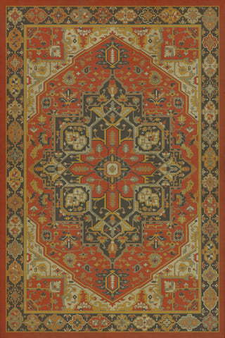 Vintage Vinyl Rug - Camelot - Battle of Camlann