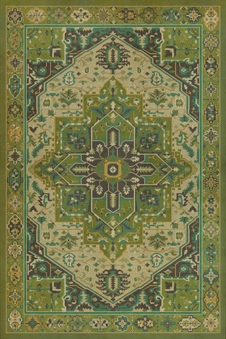 Vintage Vinyl Rug - Camelot - Camelot