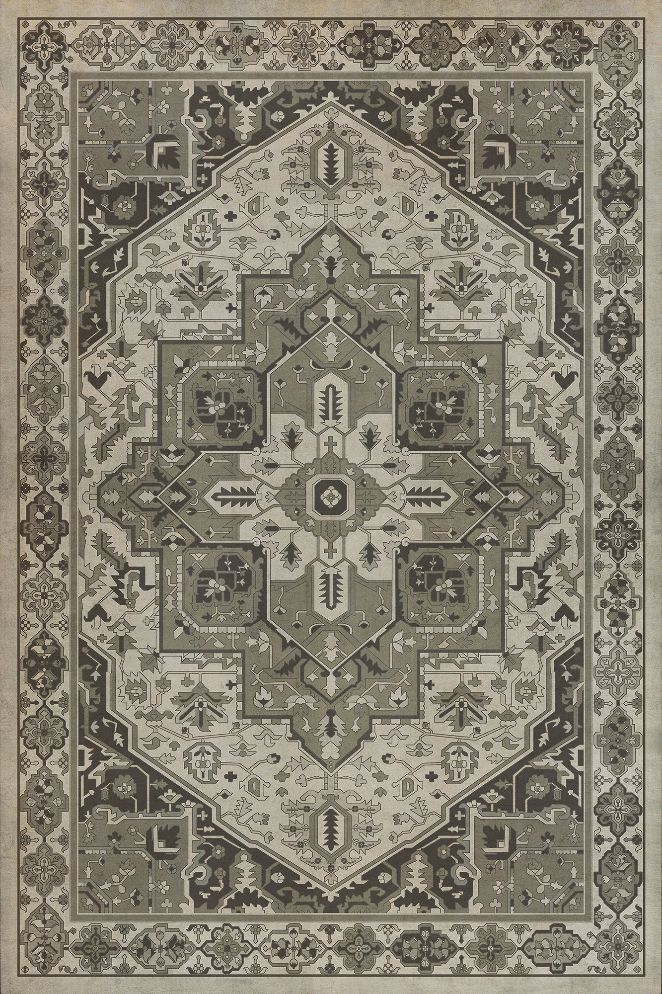 Vintage Vinyl Rug - Camelot - Excalibur