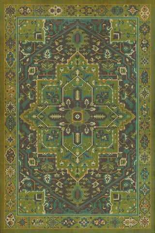 Vintage Vinyl Rug - Camelot - The Green Knight