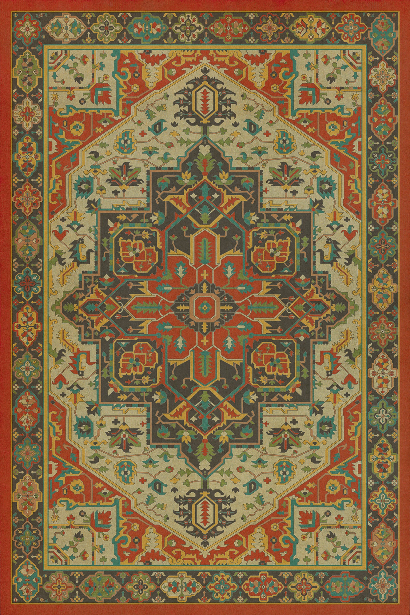 Vintage Vinyl Rug - Camelot - Uther Pendragon