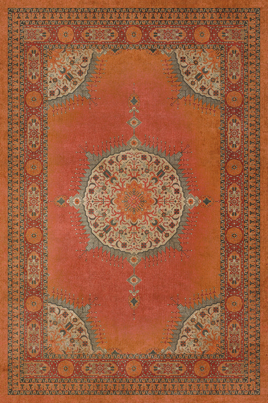 Vintage Vinyl Rug - Tabriz - Amesha