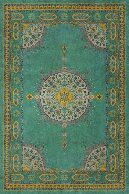 Vintage Vinyl Rug - Tabriz - Avesta
