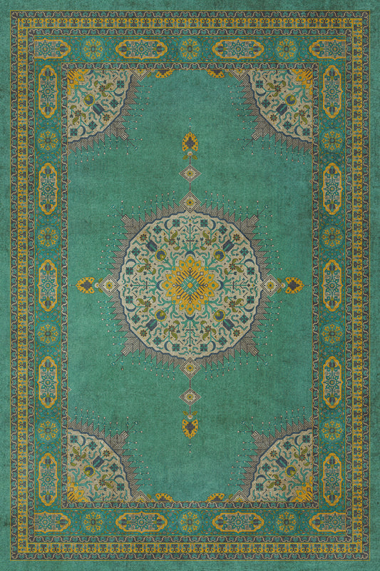 Vintage Vinyl Rug - Tabriz - Avesta