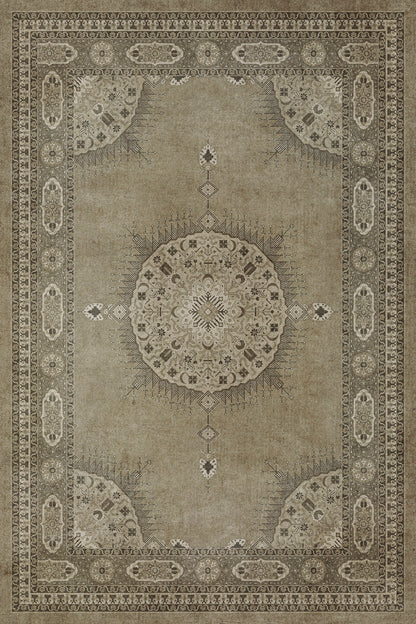 Vintage Vinyl Rug - Tabriz - Daeva