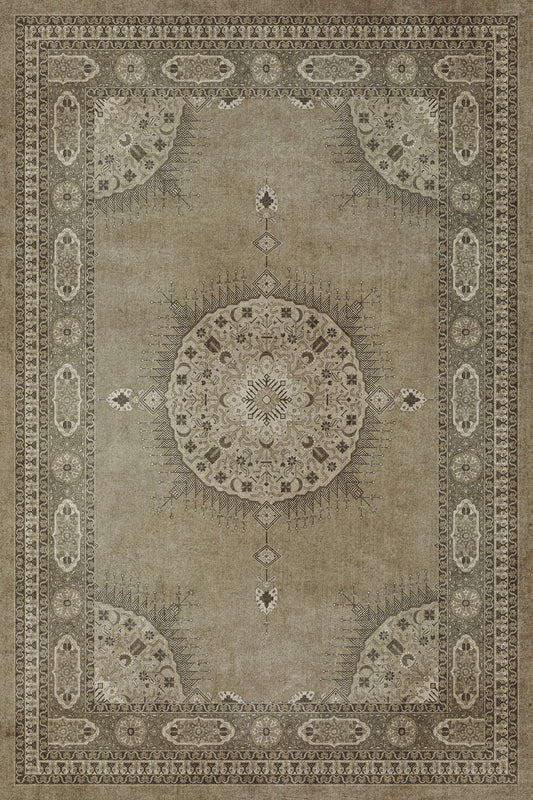Vintage Vinyl Rug - Tabriz - Daeva