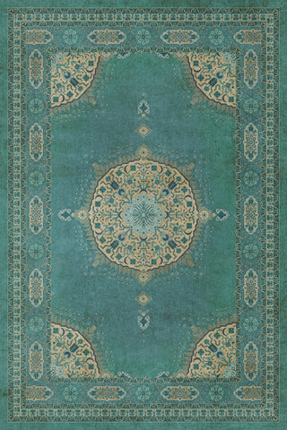 Vintage Vinyl Rug - Tabriz - Govad