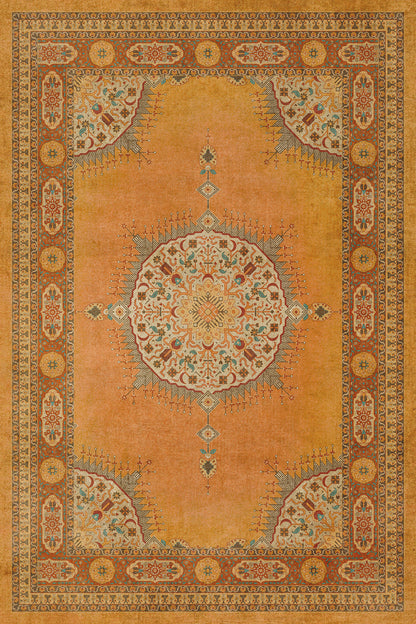 Vintage Vinyl Rug - Tabriz - Zurvan