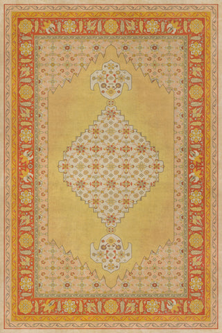 Vintage Vinyl Rug - Agra - Bishan