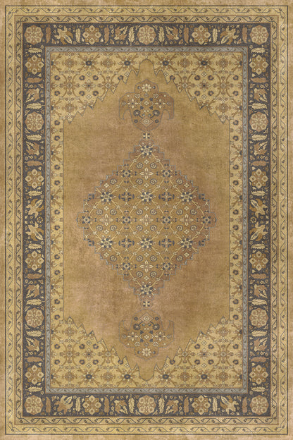 Vintage Vinyl Rug - Agra - Jahan