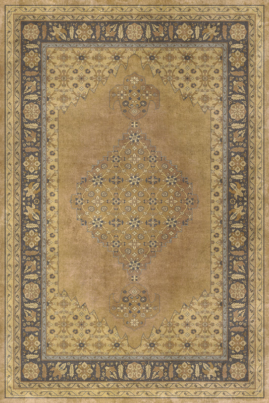 Vintage Vinyl Rug - Agra - Jahan