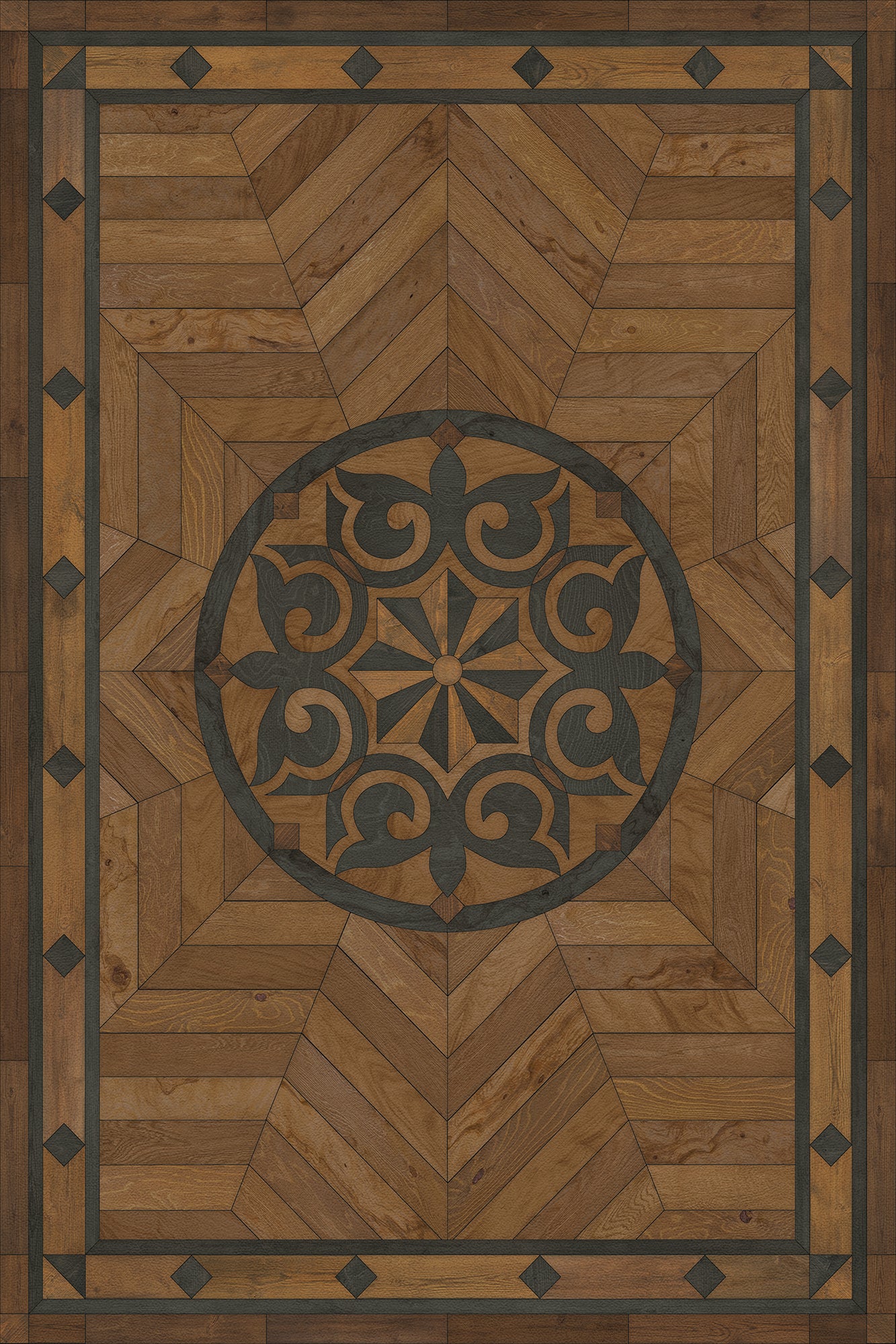 Vintage Vinyl Rug - Caledonian - Eye of the Workman