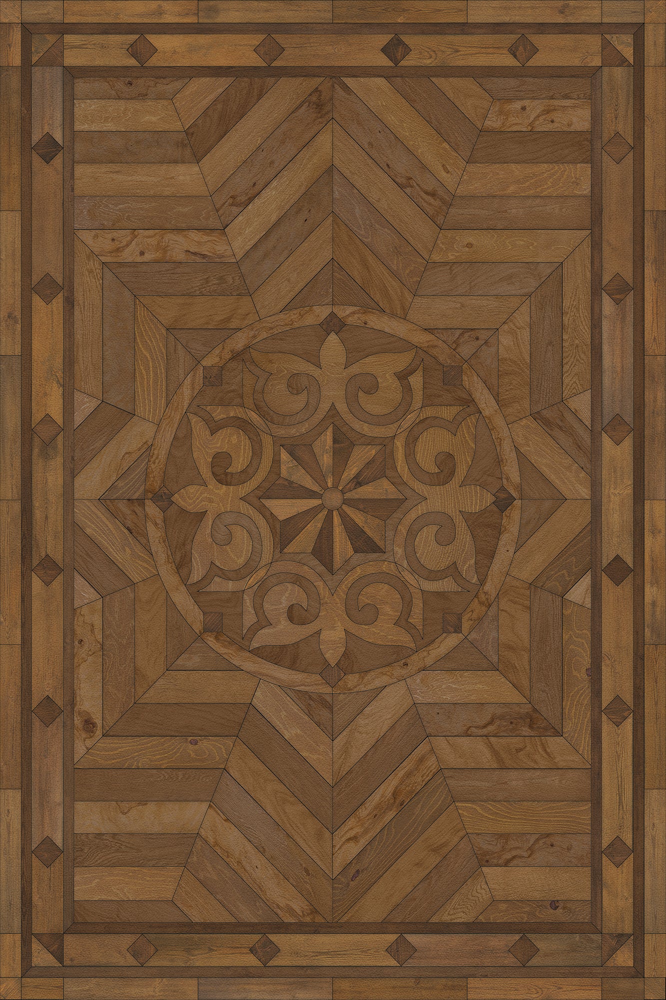 Vintage Vinyl Rug - Caledonian - Source of Delight
