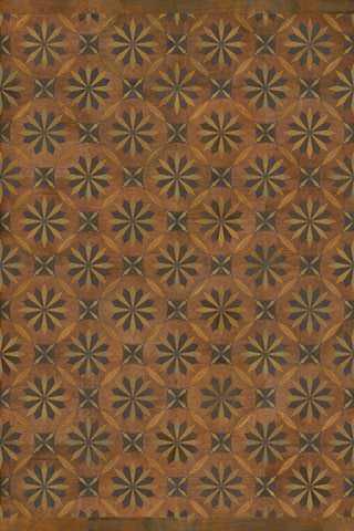Vintage Vinyl Rug - Roycrofter - Time and Chance