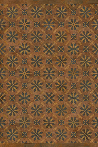 Vintage Vinyl Rug - Roycrofter - Time and Chance