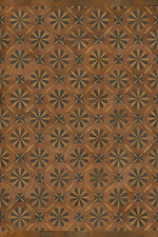 Vintage Vinyl Rug - Roycrofter - Time and Chance